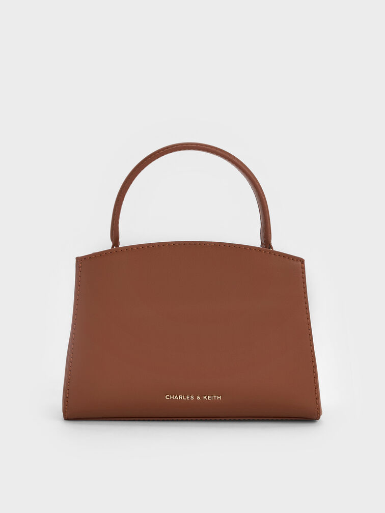 Aubrielle Canvas Belted Top Handle Bag, Taupe Canvas, hi-res