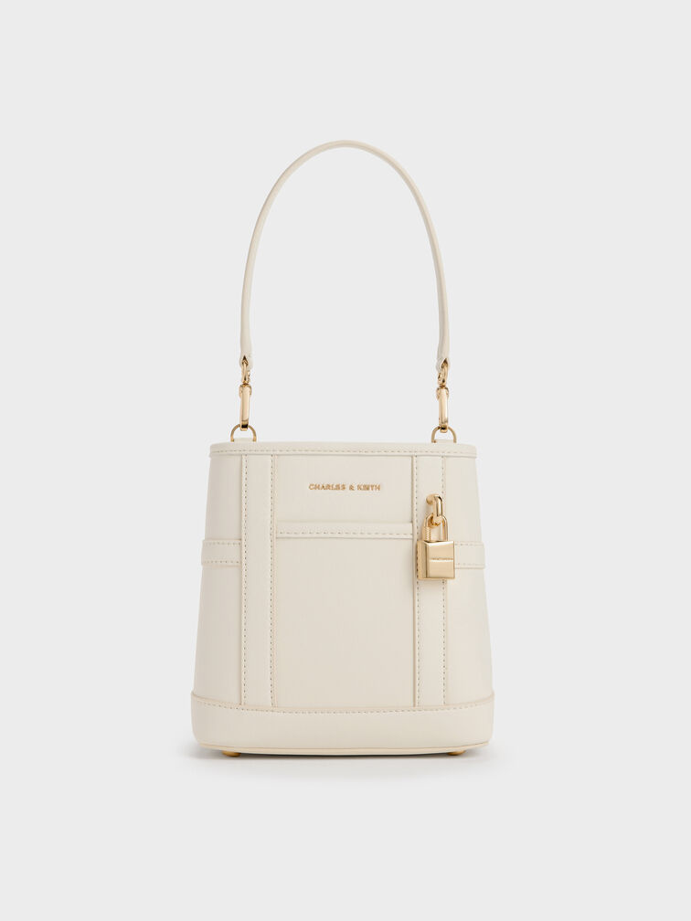 Scottie Bucket Bag, Cream, hi-res
