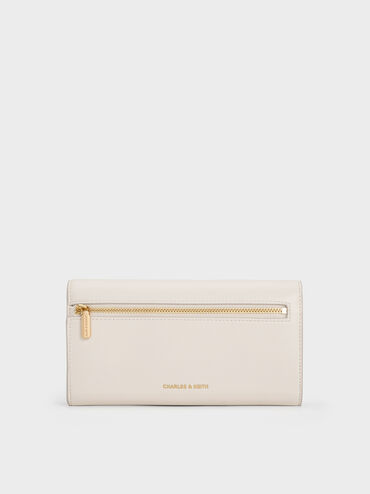Lennie Chain-Handle Wallet, Cream, hi-res