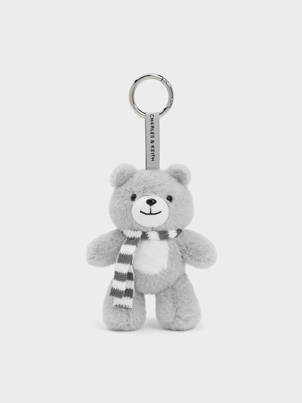 Dodie Bear Charm, Grey, hi-res