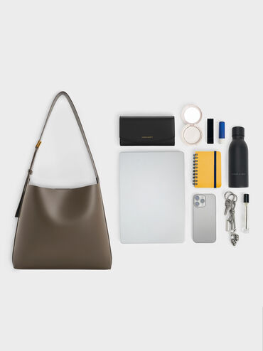 Edna Tote Bag, Dark Moss, hi-res