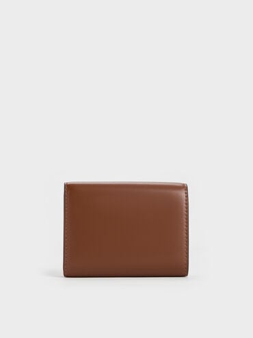 Enola Canvas Small Wallet, Chocolate, hi-res