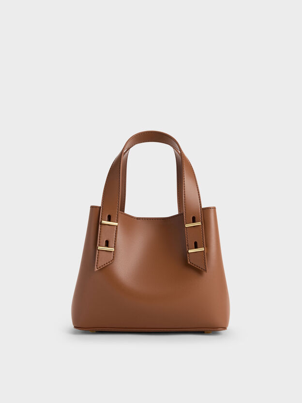 Mini Shania Tote Bag, Chocolate, hi-res