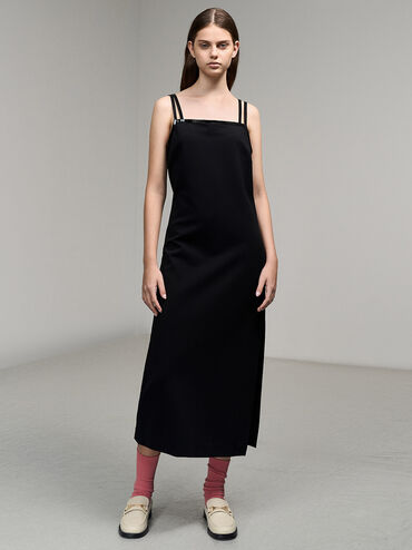 Leslie Metallic-Accent Loafers, Chalk, hi-res