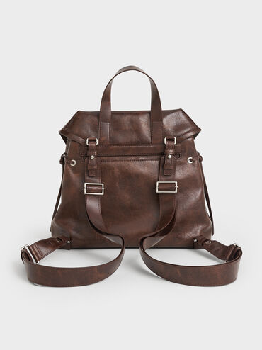 Noane Backpack, Distressed Coffee, hi-res