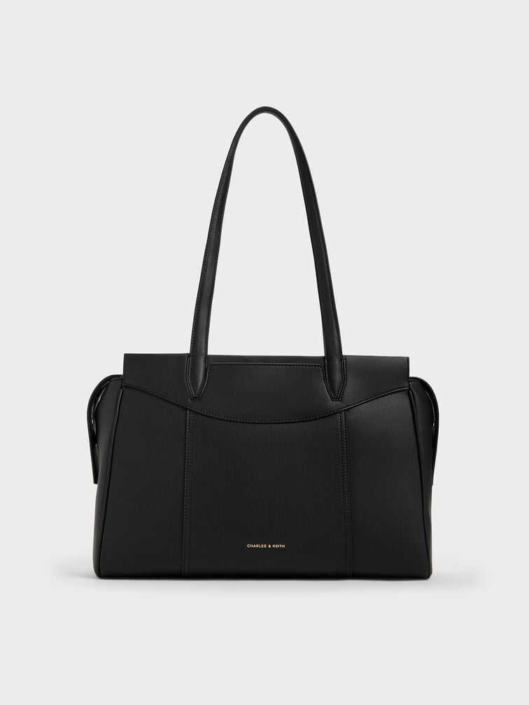Raon Tote Bag, Black, hi-res