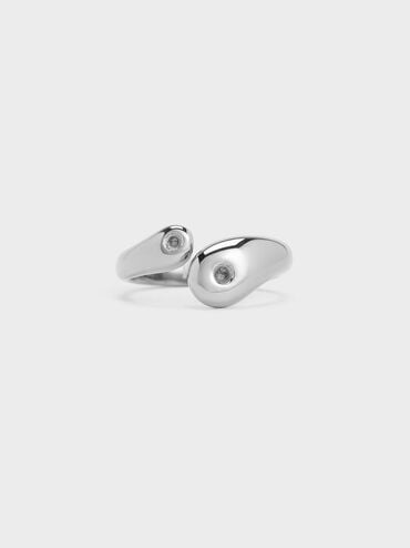 Eimear Sculptural Ring, Silver, hi-res