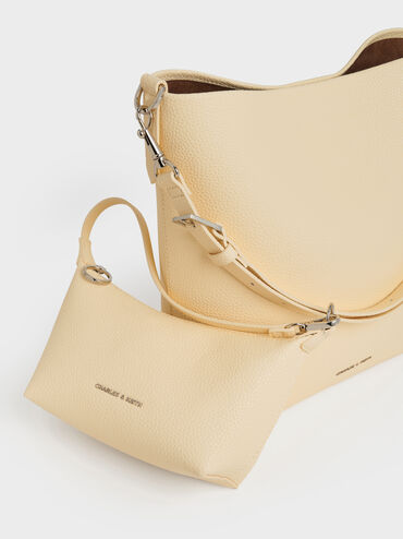 Beryl Bucket Bag, Butter Yellow, hi-res