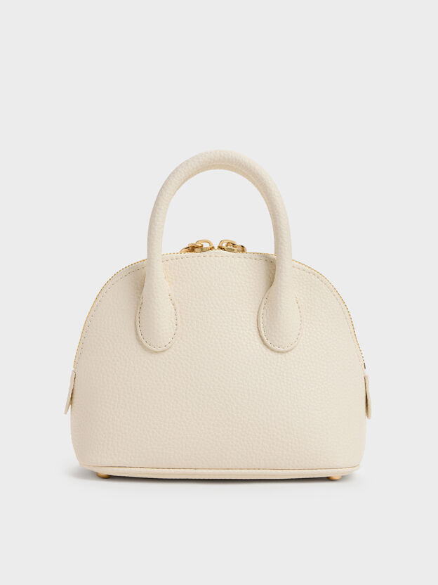 Beryl Bowling Bag, Cream, hi-res