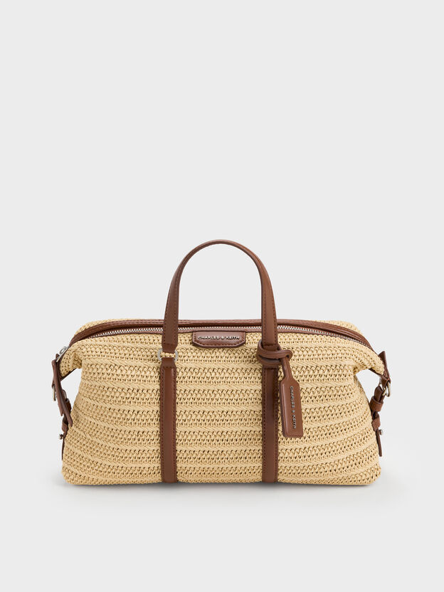 Fergie Woven Bowling Bag, Multi, hi-res