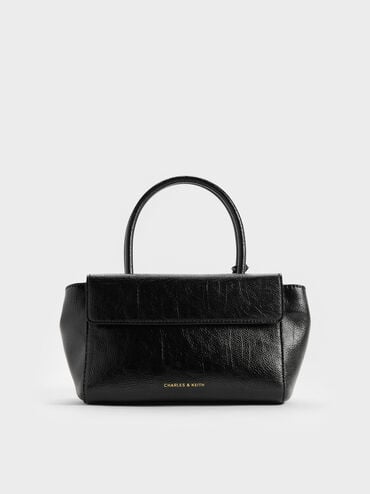 Acelynn Rope-Chain Tote Bag, Black, hi-res