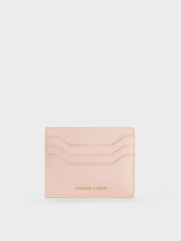 Carli Multi-Slot Card Holder, Soft Pink, hi-res