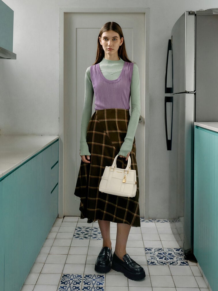 Mini Scottie Tote Bag, Cream, hi-res