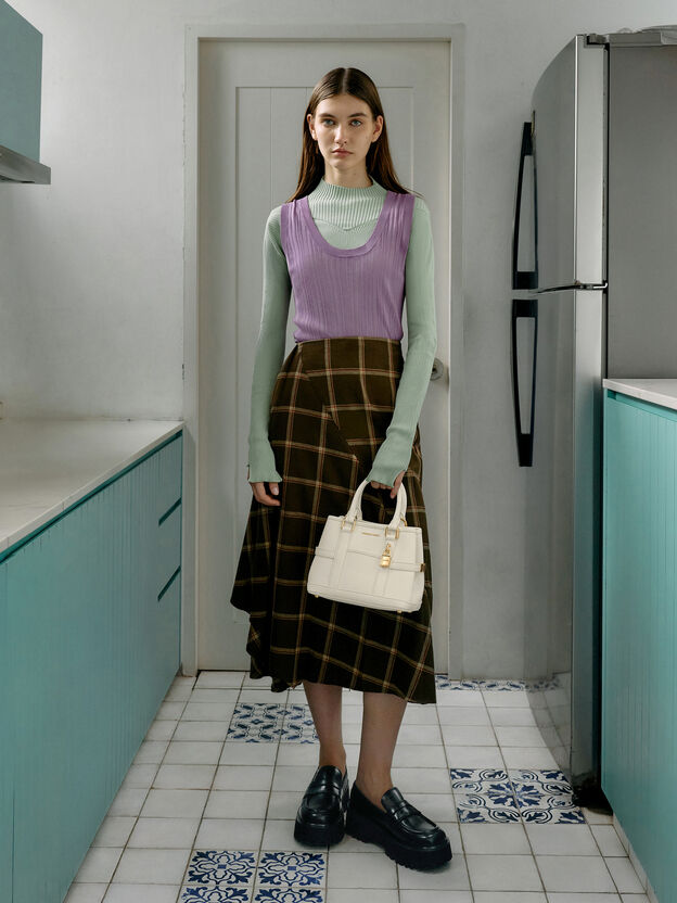 Mini Scottie Tote Bag, Cream, hi-res
