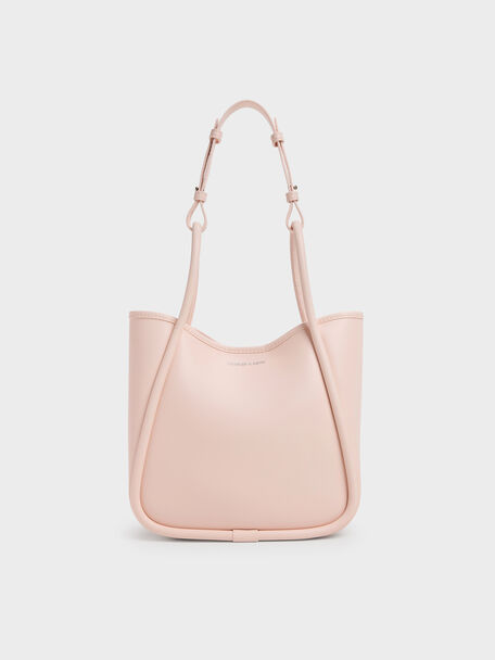 Mini Lyla Tubular Tote Bag, Soft Pink, hi-res