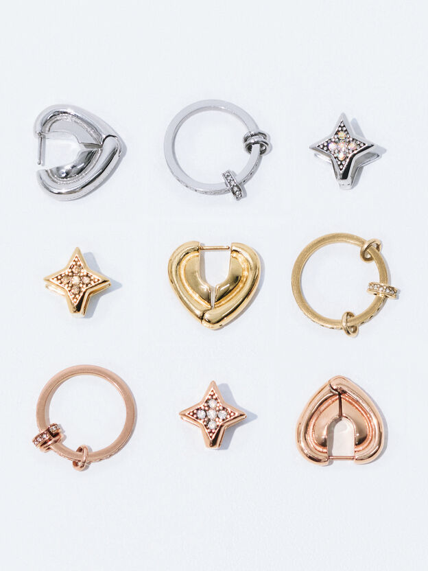 Annalise Huggie Earrings, Rose Gold, hi-res