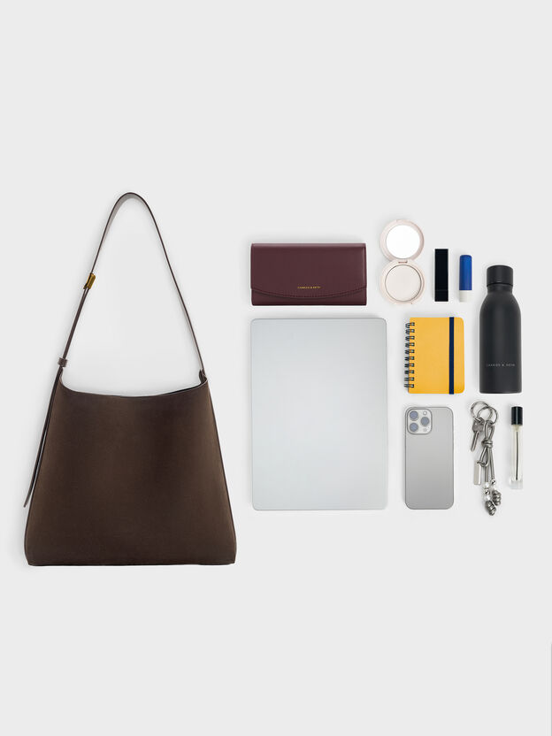 Edna Tote Bag, Espresso Brown, hi-res