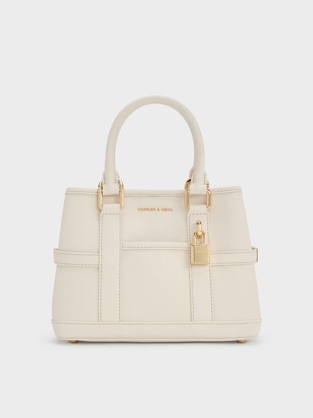Mini Scottie Tote Bag, Cream, hi-res