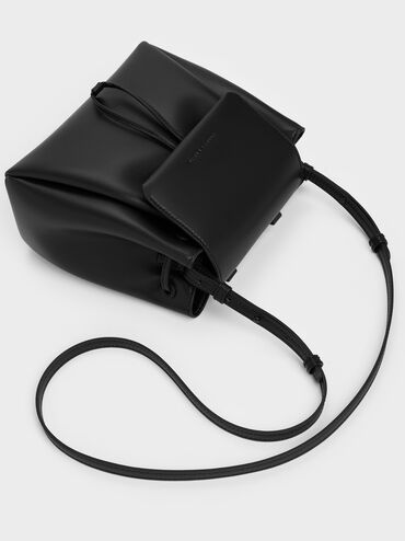 Hanya Top-Handle Backpack, Jet Black, hi-res