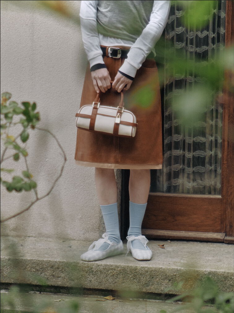 Scottie Canvas Bowling Bag, Brick, hi-res