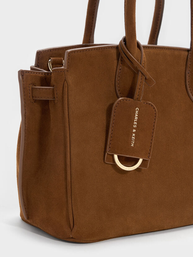 Ginevra Tote Bag, Pecan Brown, hi-res