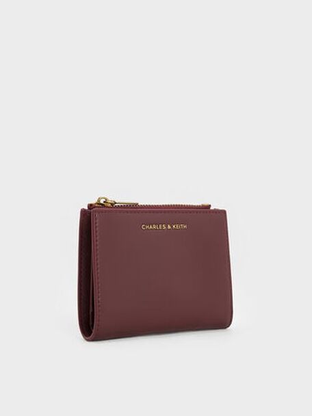 Harmonee Top-Zip Small Wallet, Mulberry Plum, hi-res