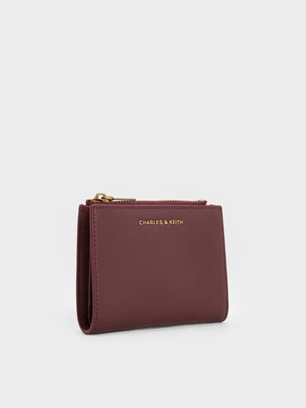 Harmonee Top-Zip Small Wallet, Mulberry Plum, hi-res