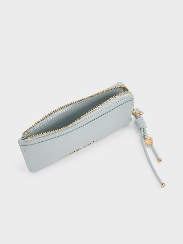 Everleigh Zip-Around Card Holder, Sea Salt Blue, hi-res