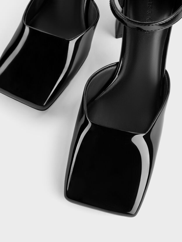 Patricia Patent D'Orsay Pumps, Black Patent, hi-res