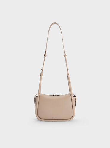 Lyla Shoulder Bag, Taupe, hi-res