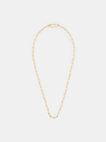 Arleth Chain-Link Pendant Necklace, Gold, hi-res