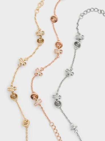 Hermione Crystal Bracelet, Gold, hi-res