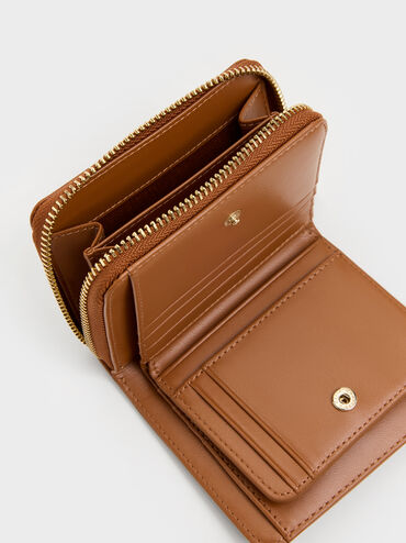 Finley Zip-Around Small Wallet, Distressed Tan, hi-res
