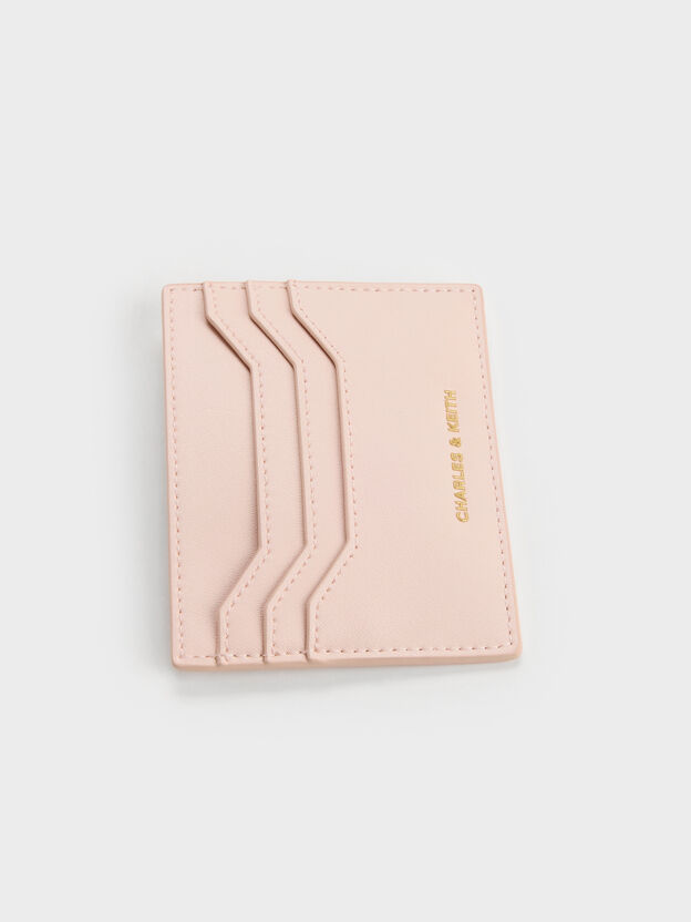 Carli Multi-Slot Card Holder, Soft Pink, hi-res