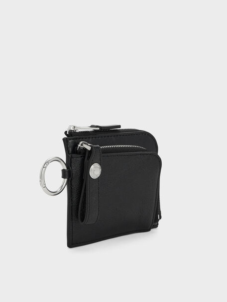 Vega Zip-Around Pouch, Noir, hi-res