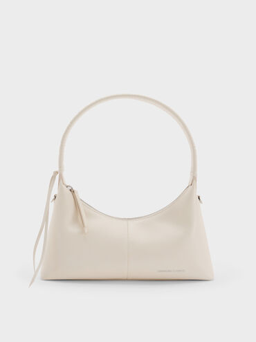 Simone Shoulder Bag, Cream, hi-res
