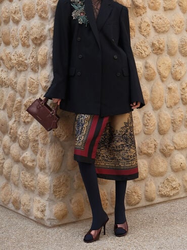 Mini Kerry Top Handle Bag, Wineberry Red, hi-res