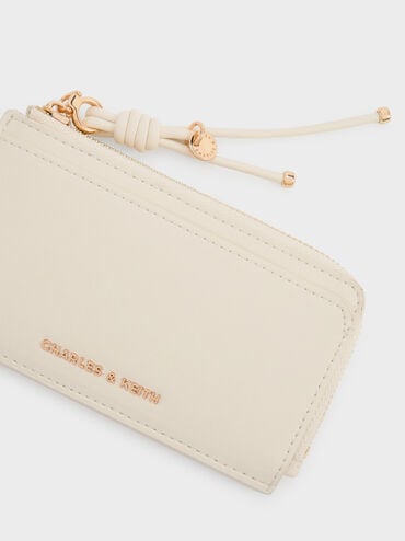 Everleigh Zip-Around Card Holder, Cream, hi-res