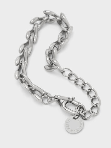 Kris Chain-Link Bracelet, Silver, hi-res