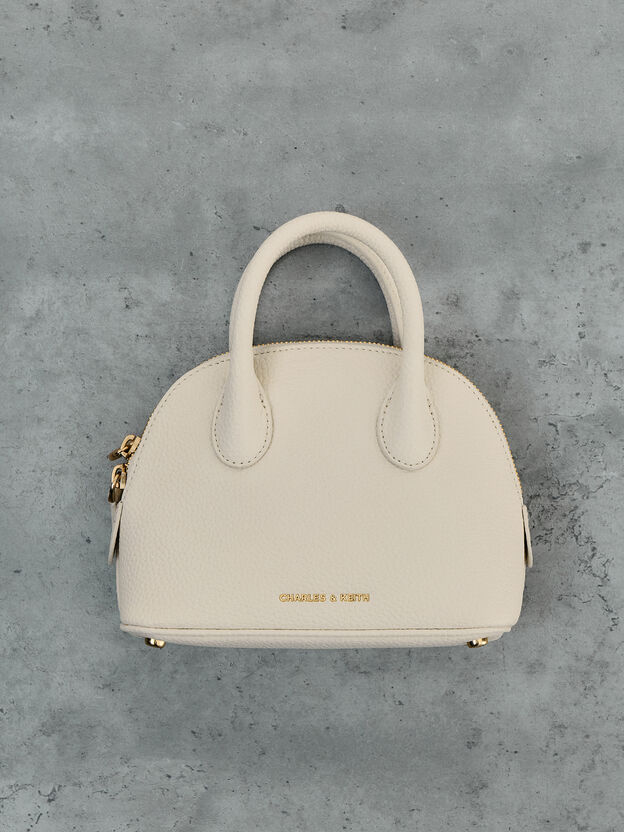 Beryl Bowling Bag, Cream, hi-res