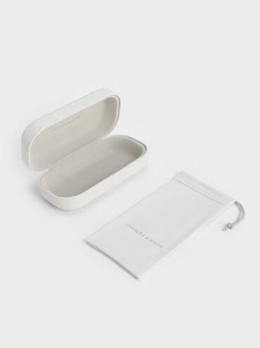 Miranda Square Sunglasses, Rose Gold, hi-res