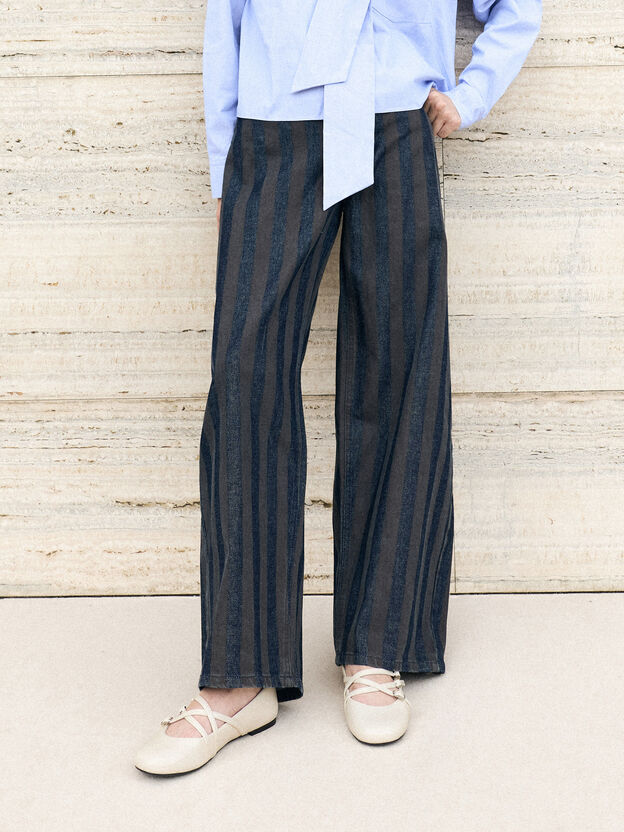 Triple-Strap Mary Jane Flats, Chalk, hi-res
