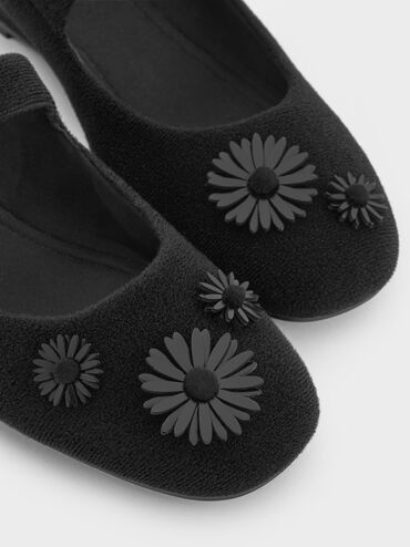 Polly Floral Appliques Set, Black Box, hi-res