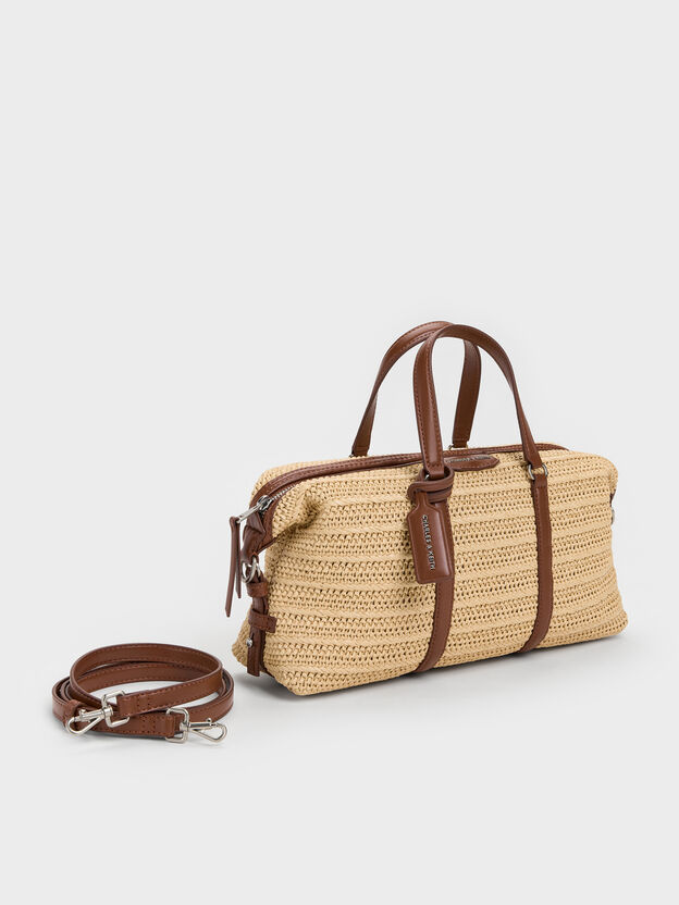 Fergie Woven Bowling Bag, Multi, hi-res