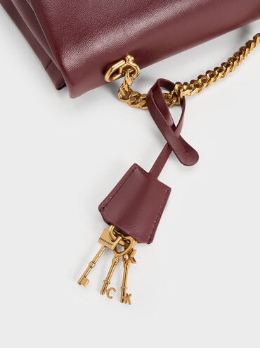 Kerry Chain-Handle Crossbody Bag, Mulberry Plum, hi-res