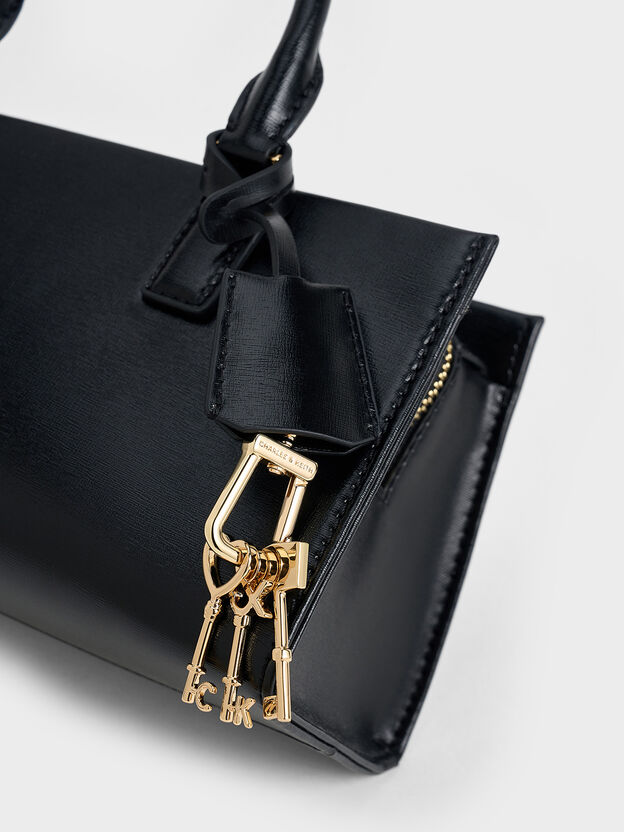 Kerry Top Handle Bag, Black, hi-res