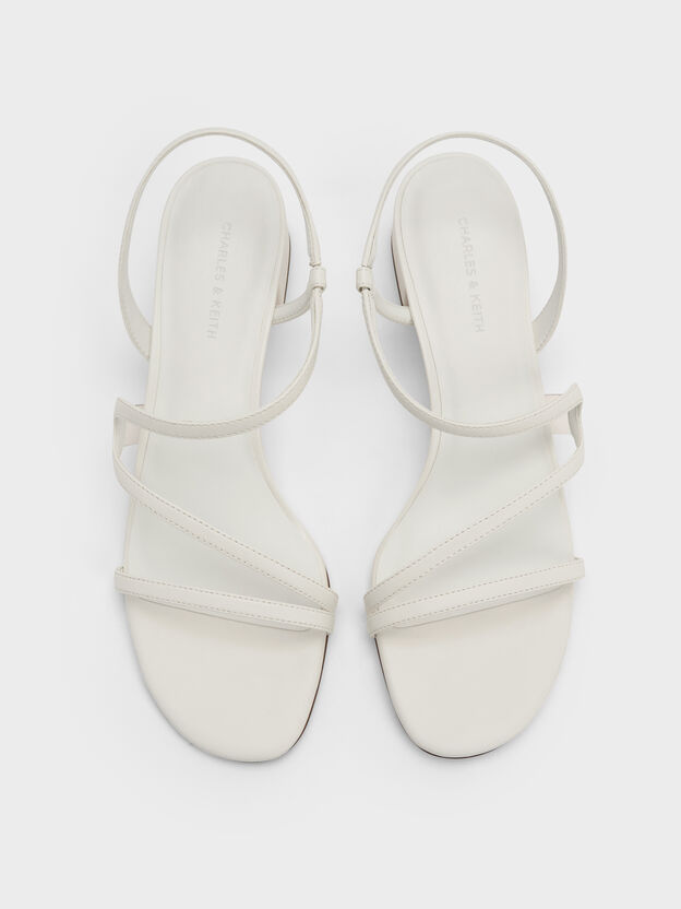 Arden Wavy Slingback Sandals, Chalk, hi-res