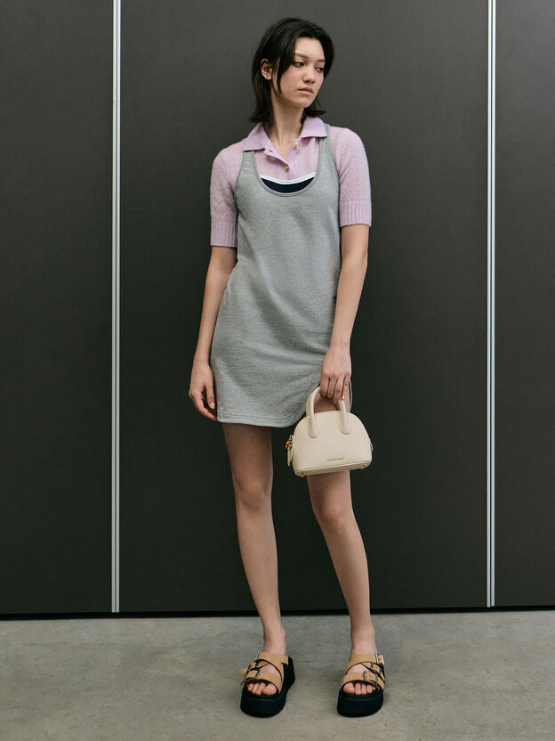 Beryl Bowling Bag, Cream, hi-res