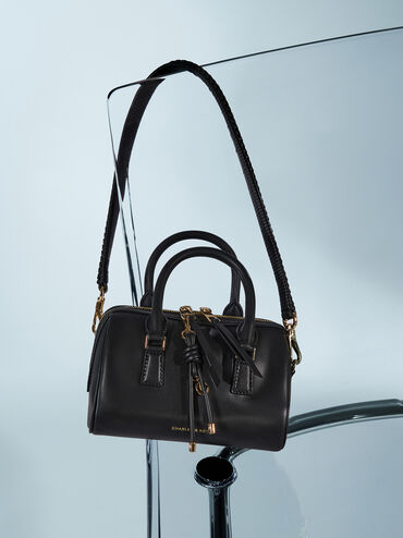 Everleigh Bowling Bag, Black, hi-res