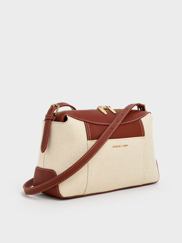 Roan Canvas Top Handle Bag, Brick, hi-res